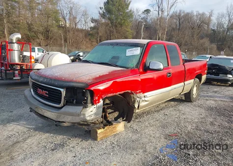 2002 GMC Sierra 1500 Sle z USA, uszkodzony, nr VIN 2GTEK19T721375040